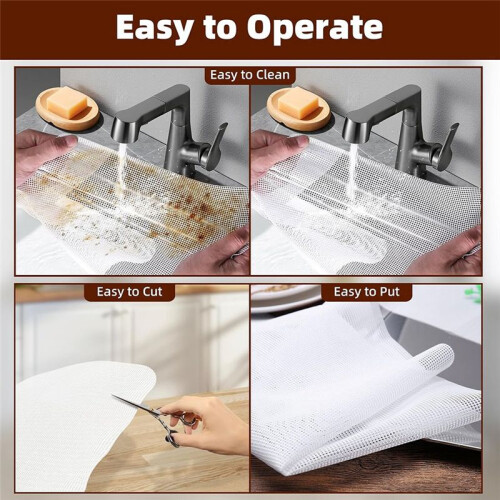 15 Pack Silicone Dehydrator Sheets, Mesh Dehydrator Trays, Non-Stick Fruit Leather Trays, Suitable for Dried Meat 2