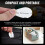 Dichroscope for Gem Pocket-Size Diffraction Spectroscope 21mm Lens White Light Foldable Design Clear Lens Gem Tools 7