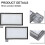 HEPA Filter Replacement Filter Fits for  X8 Pro Series X8 Pro SES Robot Vacuum Cleaner Washable Filter 4