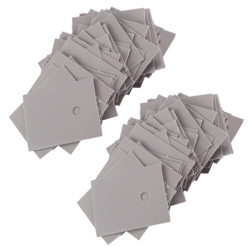 TO-247 Transistor Silicone Insulator Insulation Sheet 26mmx20mm 100 Pcs