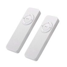 2X Portable USB Sport U Disk Mp3 Music Player Support 32GB TF Card(White)