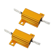 2X Hohe Leistung 10 Ohm 10R 10W Watt Aluminium Gehäuse Metall Gehäuse Draht Widerstände