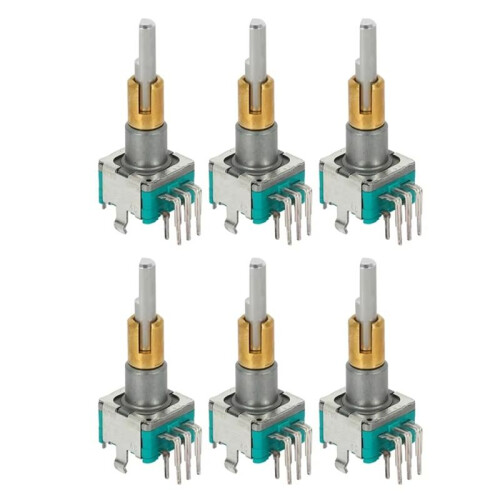 7pcs EC11EBB24C03 Dual Axis Encoder with  30 Positioning Number 15 Pulse Point Handle 25mm 1