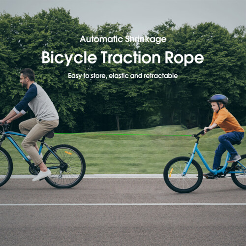 Bike Tow Rope Spring Automatic Shrinkage