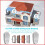 Wireless Intercom Call Button Doorbell for Disabled Older Child Call Gray 5