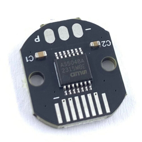 The AS5048A Magnetic Induction Angle Measurement Sensor Module Features A 14-Bit High-Precision SPI Interface 2