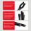 Fiber Glass Multi-Directional Bow Stand, Compact, Adjustable Black 5