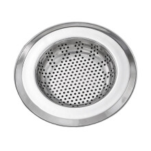 Stainless Steel Kitchen Sink Strainer Drain Filter Basket Stopper for Standard Sinks Easy To Cleaning Drainage Smooth Odor Prevention