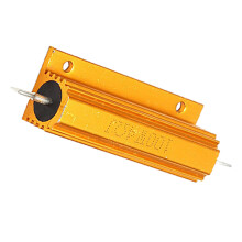 2X Gold Aluminum Clad Power Resistor Resistance 100W, 4 Ohm 4R