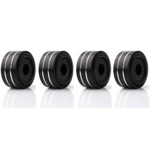 8Pcs 40X20Mm Aluminum HiFi AMP Speaker Isolation Stand Turntable DAC Feet Pad