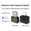 USB Fingerprint Reader Windows 10/11 32/64-bit, Portable Black 2