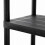 Oypla 2x Oypla 4 Tier Black Plastic Heavy Duty Shelving Racking Storage Unit 4