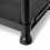 Oypla 2x Oypla 4 Tier Black Plastic Heavy Duty Shelving Racking Storage Unit 8