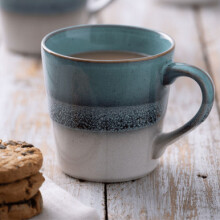 Mason Cash Reactive Fade Mug, 400ml - Blue