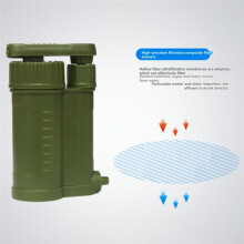 Outdoor Portable Water Filter Pump High Flow, , Ideal for Camping, Hiking & Emergency Situation