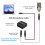 USB Microphone Cable Microphone Cable Computer USB to XLR Microphone Connect Computer Cable Audio Cable Adapter 4