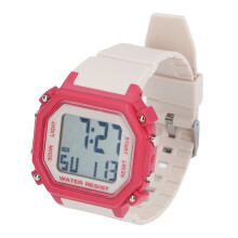 Unisex Digitale Sportuhr 50M Wasserdicht 45,8mm Rosé