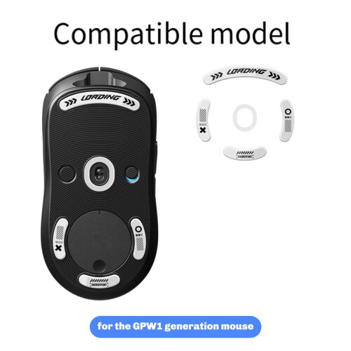 Replacement Mouse Feet for  GPW 1th Super Smooth Polished Surface Mouse Feet White 1