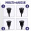 4K -Compatible Panel Mount Cable Round Flush Mount Female to Male Adapter High-Speed -Compatible Cable 6