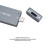 Case per SSD M.2 2230 NVME/ USB3.2 Tipo C 10 Gbps, Case per Disco Rigido Esterno A Doppio Protocollo 4