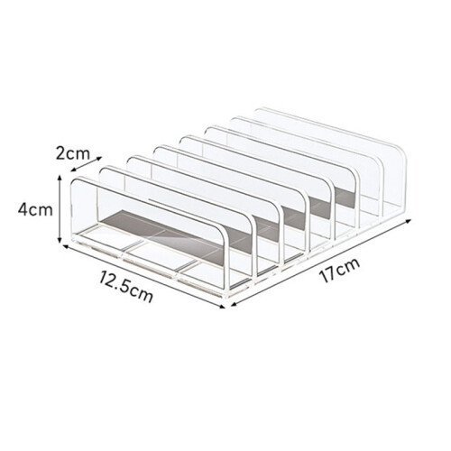 Acrylic CD/DVD Storage Rack Transparent Organizer Stand Display Holder for CD/DVD, Holds Multiple Discs 2