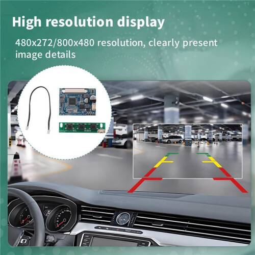Kit de Módulo de Placa de Driver de Display LCD para Porta-Retratos Digital AV de Carro Multifuncional de 5 Polegadas 2
