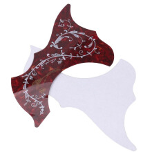8 Pack Acoustic Guitar Pickguard Self Adhesive and Water Shaped Guitar Pickguard for 40 Inch 41 Inch Guitar