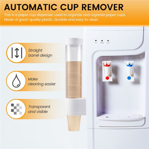 Disposable Cup Holder Automatic Cup Remover Paper Cup Holder Water Cup Wall-Mounted Storage  Storage 2