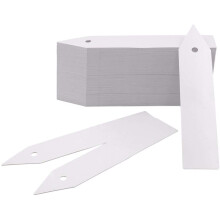 Etiquetas de Plantas, Etiquetas de PláStico para Jardim de Viveiro de Plantas, Marcador de Pote, Etiquetas de Estaca de Jardim (500 PeçAs, Branco)