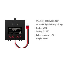 Battery Equalizer Balanceador de Bateria Inteligente para Baterias de Chumbo-Ácido e Lítio 24V Digital 2X12V Ferramenta Elétrica