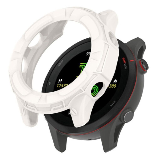 Watch Protective Case for  Forerunner 955 TPU Bumper Cover Semi-Pack Protective Case White 1