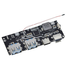 QC4 PD3.0 22,5-W-Powerbank-Modul 5-Port-2-Wege-Schnelllade-Mobile-Power-Modul-Leiterplatte DIY-Motherboard