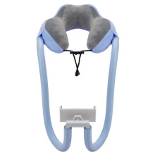 Phone Neck Pillow Holder for Plane Travel Adjustable Cell Phone Stand with 360 Flexible Tablet Arm Pillow,Light