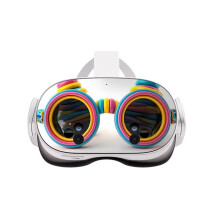 Vinyl Skin Sticker voor Mate Quest 3S VR Headset Controller PVC Decals Leuke Cartoon Wrap Cover voor Quest 3S Accessoires