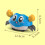 Pull Back Children Crab Toy – Interactive, Cute Blue Crawling Baby Toy 12.3cm 2