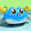 Pull Back Children Crab Toy – Interactive, Cute Blue Crawling Baby Toy 12.3cm 4