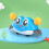Pull Back Children Crab Toy – Interactive, Cute Blue Crawling Baby Toy 12.3cm 10