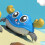 Pull Back Children Crab Toy – Interactive, Cute Blue Crawling Baby Toy 12.3cm 11