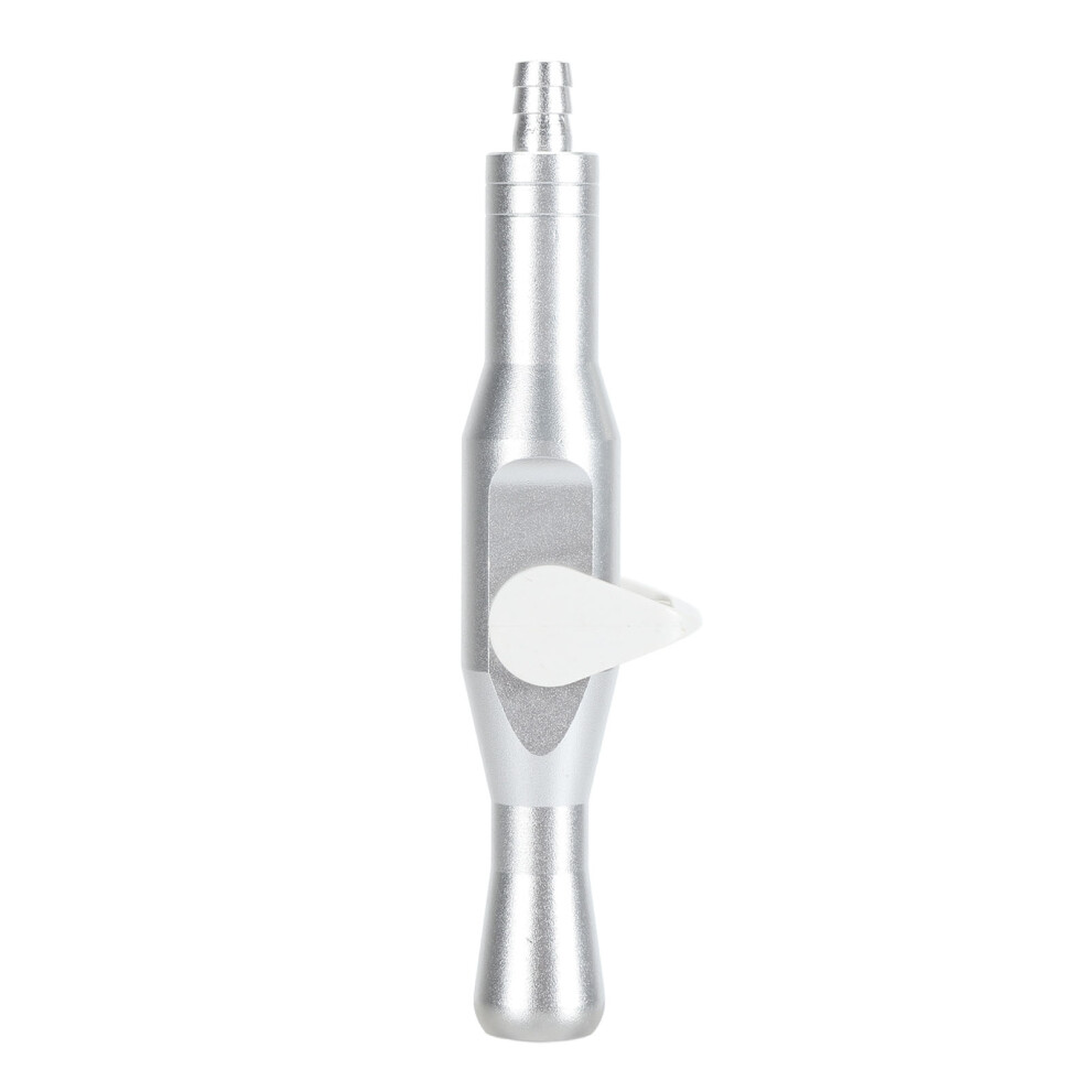 Aluminum Dental Saliva Swivel Handle with Adjustable Suction Head and Metal Valve
