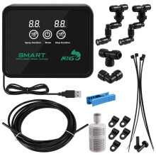 MIUS Intelligent Automatisch Mistsproeisysteem Set Elektronische Timer LCD-Scherm Sprinklercontroller Terrariumsproeiset