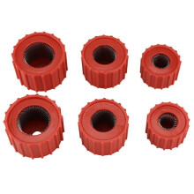 6 Pieces Copper Pipe Cleaners, Handy Sized Plumber, Tube Cleaning Brush for Copper, Copper Pipe Cleaner (3 Sizes)