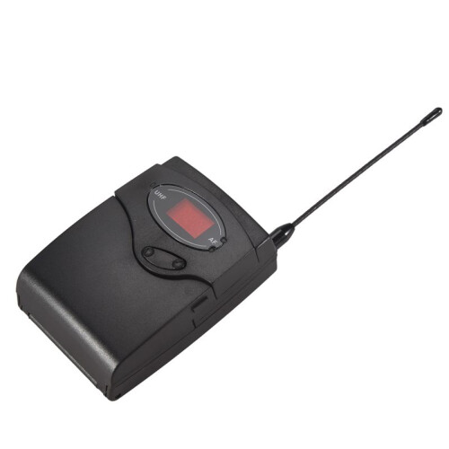 Wireless Microphone System,Wireless Microphone Set With Headset & Lavalier Lapel Mics Beltpack Transmitter Receiver 2