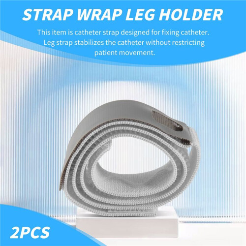 2Pcs Catheter Fixator Elastic Comfortable External Durable Urine Bag Leg Holder Strap Wrap Leg Holder 1
