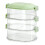 3 Layer Food Storage Containers with Lid Plastic Removable Stackable Silicone Ring Leak Proof Air Tight Food Storage Box 1