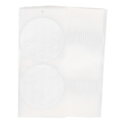 Coperchi in alluminio per caffè, diametro 62 mm / 2,4 in, 100 pezzi - Argento