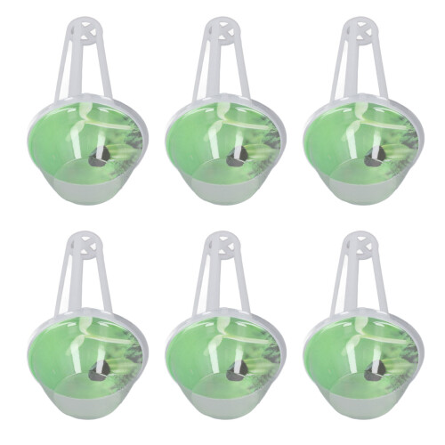 Kit di Vasi Idroponici con Cestini e Cupole, Plastica, 4,4x6,5cm
