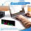 Colorful RGB LED Music Spectrum USB Voice Control  Control Dual Mode Electronic Clock Display 3