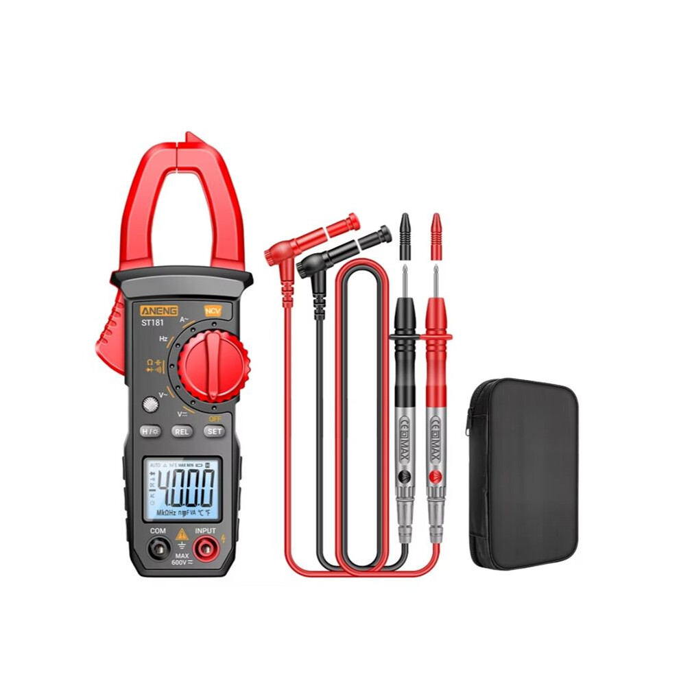 Aneng Digital Clamp Multimeter St181 Ac Current Voltage Continuity Tester Clamp Meter Ammeter Ncv Ohm Test Tools 4714239778055