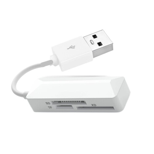 USB Card Reader /TF/XD 3 in 1 Multi-Function  Plug and  High Speed Memory Card Reader Convertert 1