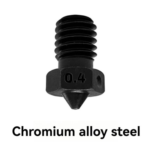 V6 Chromium Alloy Nozzle 3D Printer Nozzles, for Voron2.4 Printer 0.4mm 2